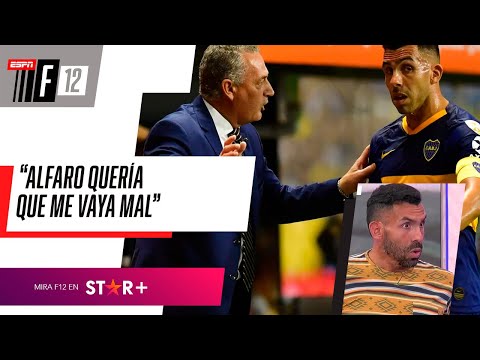 ALFARO QUERÍA QUE ME VAYA MAL: Carlos Tévez, MUY PICANTE sobre su paso por #Boca