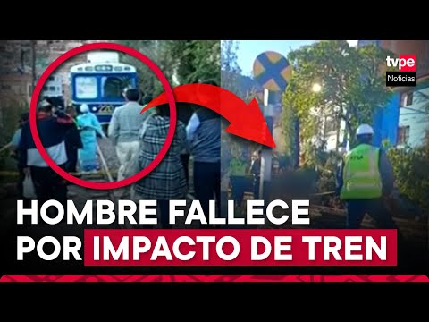 Cusco: un hombre falleció tras ser impactado por un tren