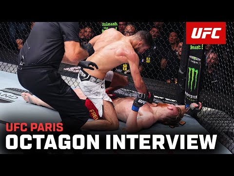 Farés Ziam Octagon Interview | UFC Paris