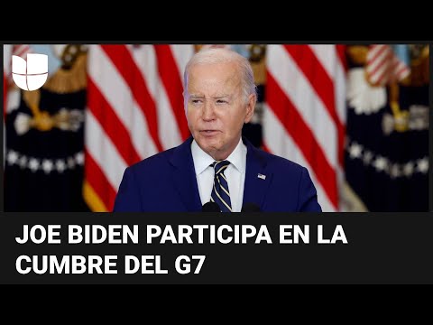 Cumbre del G7: ¿Cómo llega el presidente Biden a este encuentro y qué se espera?