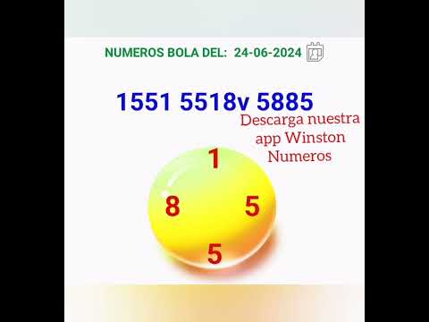 Numeros para hoy 24 de junio