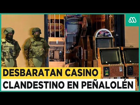 Desbaratan casino clandestino en Peñalolén: Tres detenidos y armamento incautado
