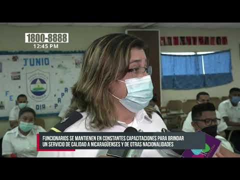 Capacitan a oficiales de Migración y Extranjería sobre tuberculosis - Nicaragua