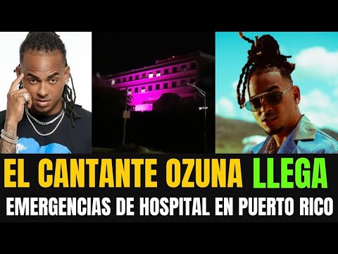 ozuna llega a emergencias de un hospital en Puerto Rico