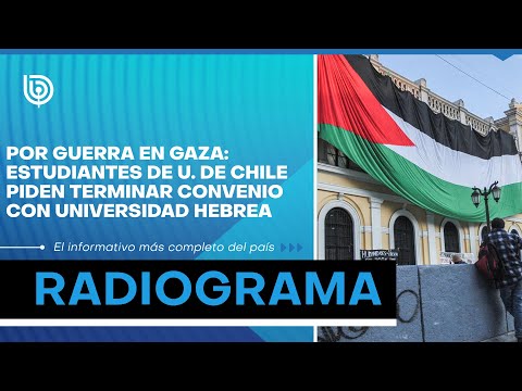 Por guerra en Gaza: estudiantes de U. de Chile piden terminar convenio con universidades hebreas