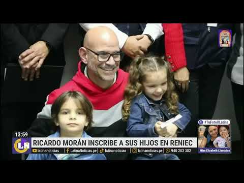 Ricardo Morán inscribió a sus hijos en Reniec y obtendrán DNI nacional