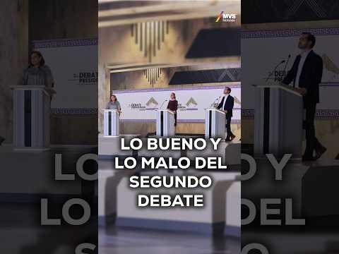 Segundo debate presidencial: ¿Qué se dijo y qué se propuso? #MVSNoticias