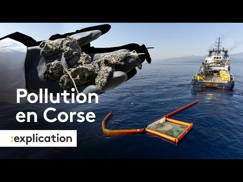Pollution maritime au large de la Corse