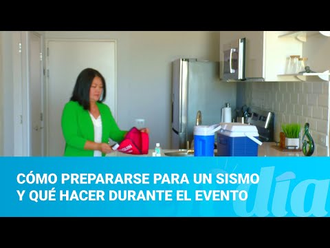 Cómo prepararse para un sismo y qué hacer durante el evento