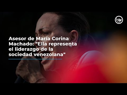Asesor de María Corina Machado: Ella representa el liderazgo de la sociedad venezolana