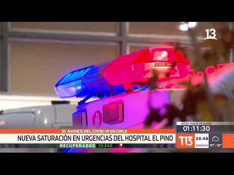 San Bernardo: Ambulancias protestan por larga espera en Hospital El Pino