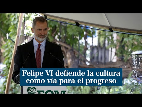 El Rey Felipe VI defiende la cultura como vía para el progreso y evitar la decadencia