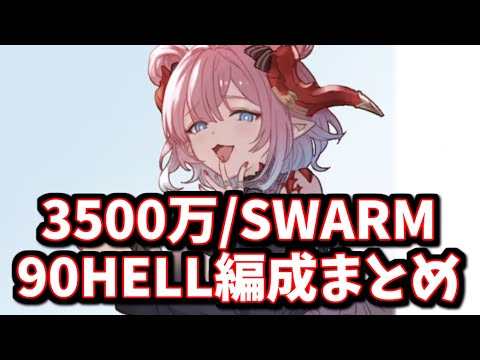 【21日開催】火古戦場3500万(肉集め)/SWARM/90HELL周回用編成まとめ【グラブル】