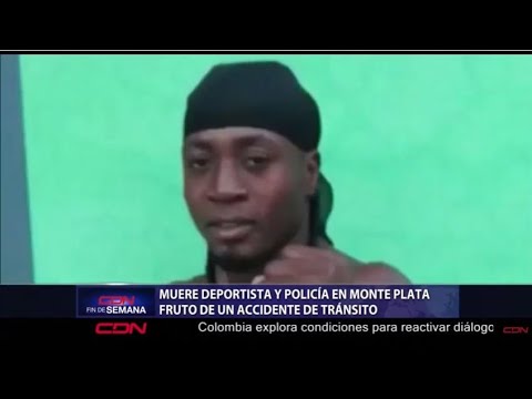 Mueren deportista y policía en accidente de tránsito en Monte Plata