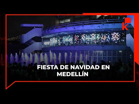 Medellín celebra la fiesta de luz en Navidad