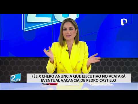 Félix Chero advierte que no reconocerán vacancia de Castillo si el Congreso obtiene los 87 votos