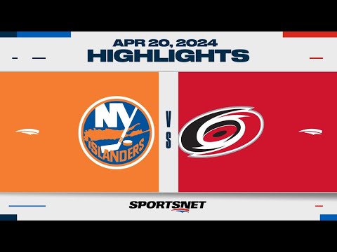 NHL Game 1 Highlights | Islanders vs. Hurricanes - April 20, 2024