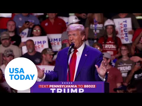 Trump on the campaign trail in swing state Pennsylvania | USA TODAY