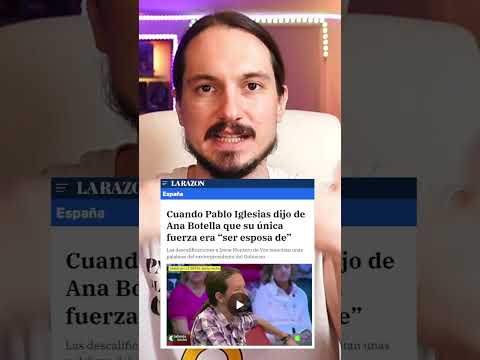 Pregunta rápida sobre Irene Montero, Aznar, Pablo Iglesias y Ana Botella