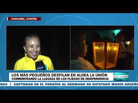¡Con desfiles y otros actos cívicos!, Celebran Llegada de los Pliegos de Independencia a Honduras
