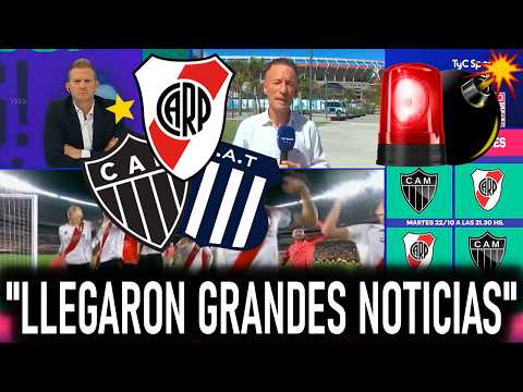 ¡ULTIMO MOMENTO EN RIVER PLATE! ¡PASO AHORA! GRANDES NOTICIAS VS TALLERES Y ATLETICO MINEIRO