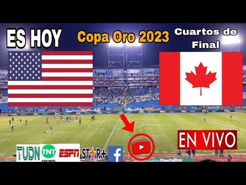 Estados Unidos vs. Canadá en vivo, donde ver, a que hora juega USA vs. Canadá Copa Oro 2023