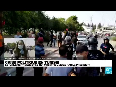 Crise politique en Tunisie : L'armée déployée au siège du gouvernement • FRANCE 24