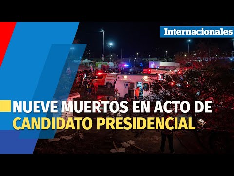 Al menos 9 muertos y 80 heridos tras caer templete en acto de candidato Máynez en México