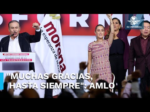 Acompañen a Sheinbaum a gobernar: Durazo comparte mensaje de AMLO en Congreso de Morena