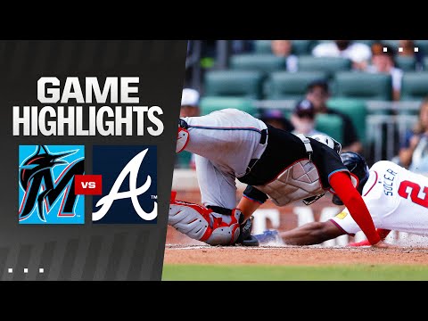 Marlins vs. Braves Game Highlights (8/4/24) | MLB Highlights