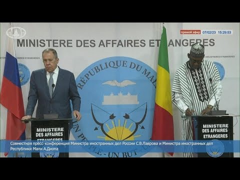 Sergueï Lavrov au Mali : Moscou promet son aide aux pays du Sahel face aux jihadistes • FRANCE 24