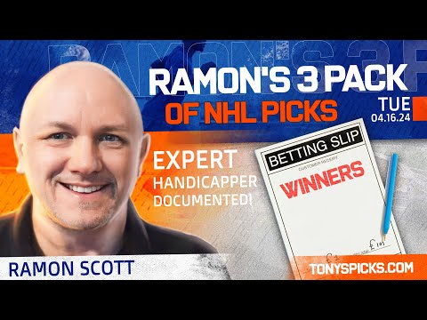 3 FREE NHL Picks and Predictions on NHL Betting Tips by Ramon Scott, Tuesday 4/16/2024