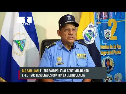 Agentes de la policía capturan a peligrosos delincuentes en Río San Juan - Nicaragua