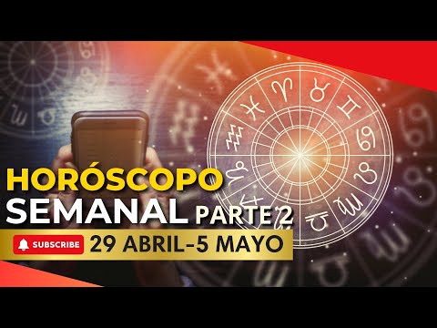 HORÓSCOPO SEMANAL DEL 29 DE ABRIL AL 5 DE MAYO | PARTE 2 | Omar Hejeile
