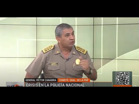 Comandante Gral. de la PNP, Víctor Zanabria: En estos días habrán más de 200 cambios en la Policía