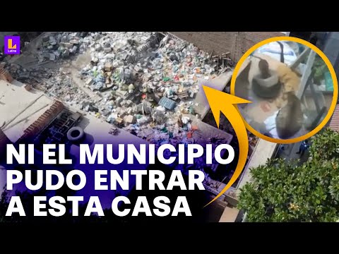 Casa llena de basura y ratas en el Callao: Municipio dice que señora no les deja ayudar con limpieza