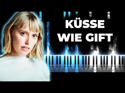 LEA x LUNA - Küsse wie Gift piano karaoke instrumental cover, lyrics