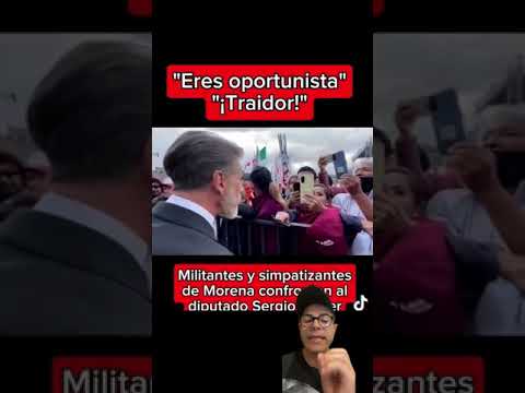 Simpatizantes de partido político le gritan “oportunista  y tr@idor” a Sergio Mayer.