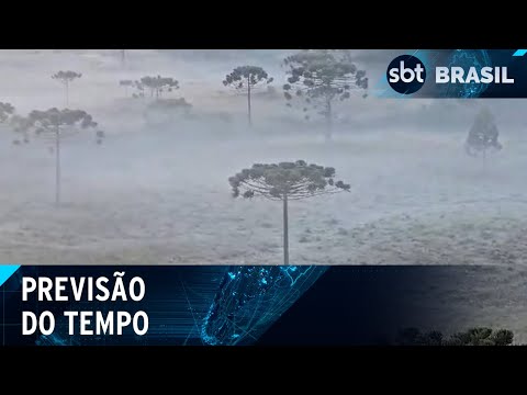 Sábado (20) receberá baixas temperaturas na maior parte do Brasil | SBT Brasil (19/04/24)