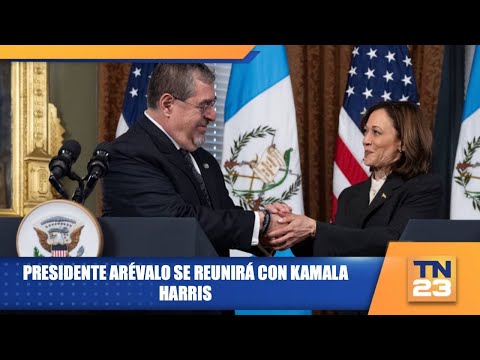 Presidente Arévalo se reunirá con Kamala Harris