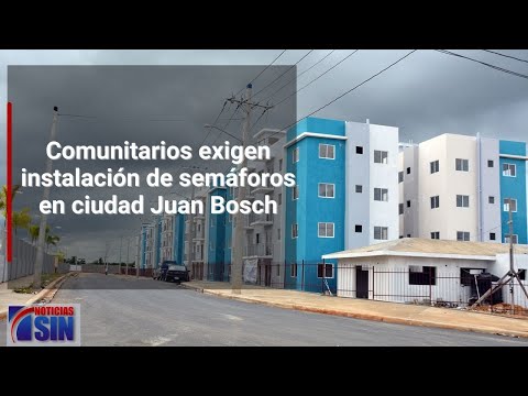 Comunitarios exigen instalación de semáforos en ciudad Juan Bosch