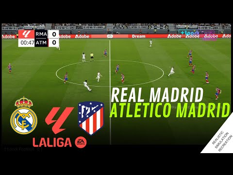 REAL MADRID vs ATLETICO MADRID Derby LALIGA 24/25 Full Match Simulation and Prediction