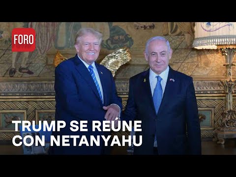 Donald Trump recibe a Netanyahu en su mansión de Florida - Las Noticias