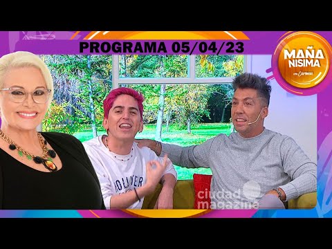 Mañanísima con Carmen - Programa 05/04/23 - Nos visitan Emiliano Rella y Enzo Aguilar