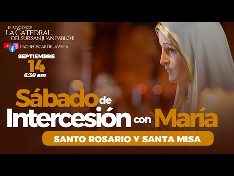 EN VIVO Sabado Intercesión con María  I Santo Rosario y Santa Misa  I PadreOscarDeLaVega