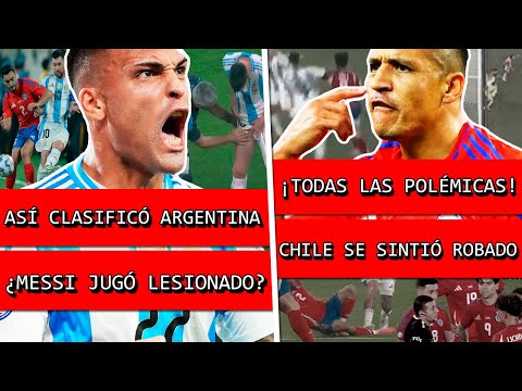 Lo que NO se vio del CALIENTE triunfo de ARGENTINA vs CHILE | Todas las POLÉMICAS y PELEAS de COPA