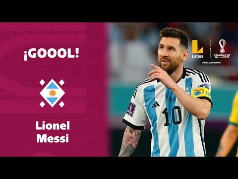 ¡APARECIÓ EL '10'! Messi dijo presente con un latigazo y pone el 1-0 de Argentina ante Australia