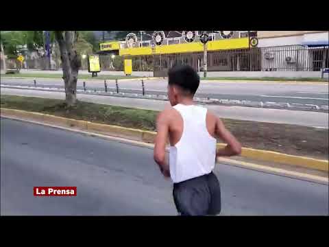 Parte del recorrido de Luis Pirir de guatemala en la categoría de los 10.5 kilómetros