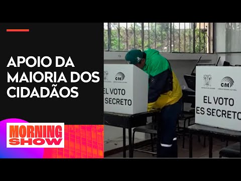 Novas leis de segurança são aprovadas em referendo no Equador
