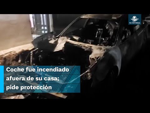 Queman auto del periodista Fernando Rodríguez en Coahuila